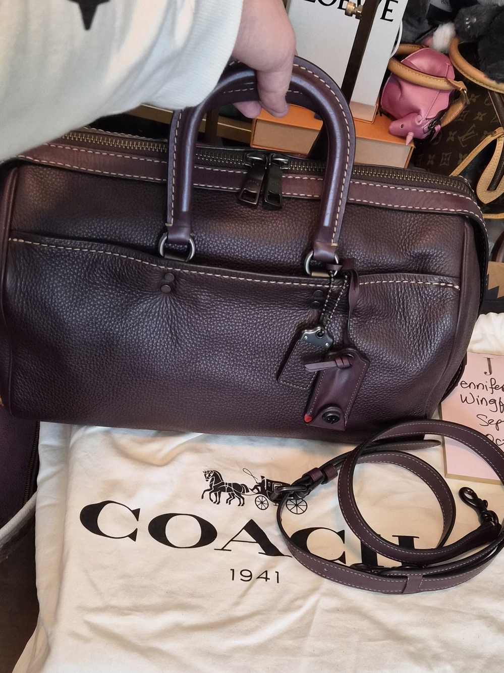 Coach Rogue Satchel 1941 Oxblood - Picture 2 of 12